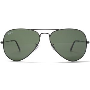 NWOT Authentic Ray-Ban Aviator Sunglasses XL Blk